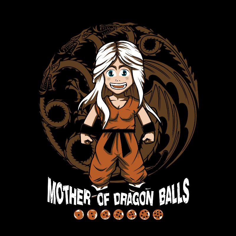 dragon ball sangoku khaleesi daenerys Game of Thrones