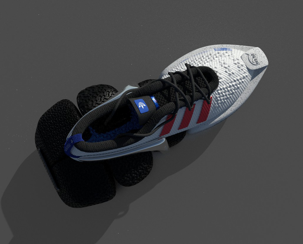 3D adidas design footwear kicks nasa product sneaker sneakers vision