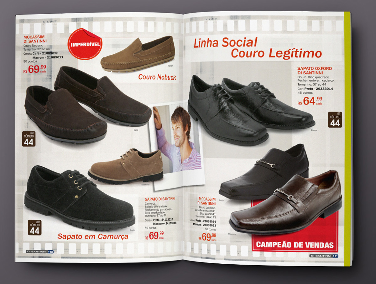 catalogo di santinni Venda Direta calçados masculino