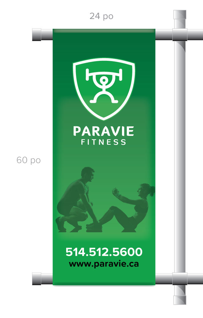 Paravie logo Signage social media ad