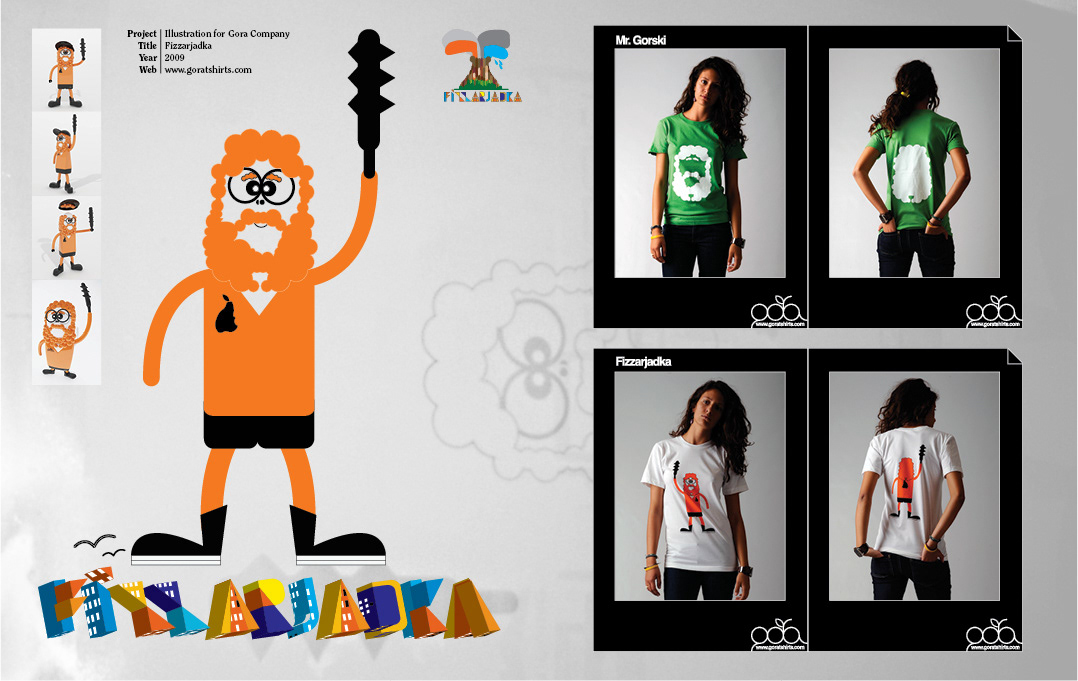tshirt brand identity Founder graphics