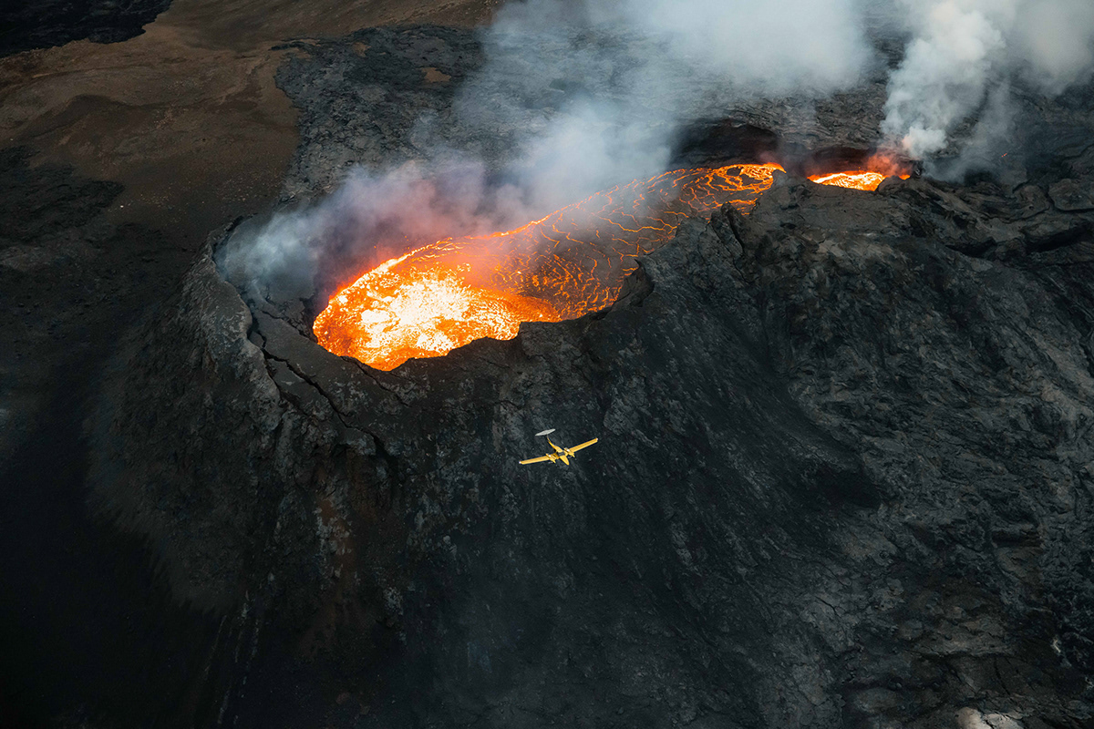 airplane volcano Photography  Aerial Photography iceland landscape photography lightroom Canon Landscape Nature
