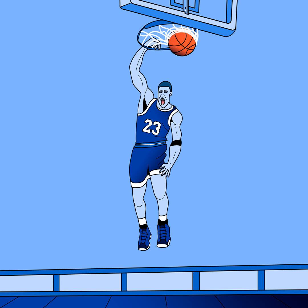 art basketball Character design  NBA Sports Design