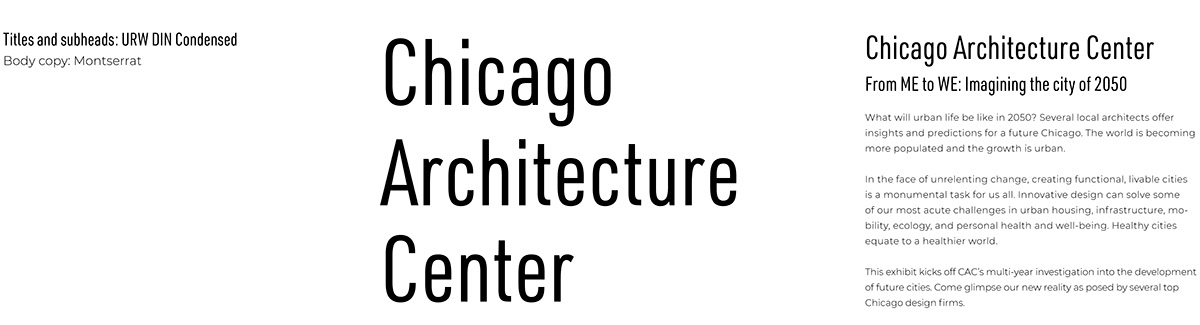 chicago architecture center identity business identity Identity System Logo Design adobeawards