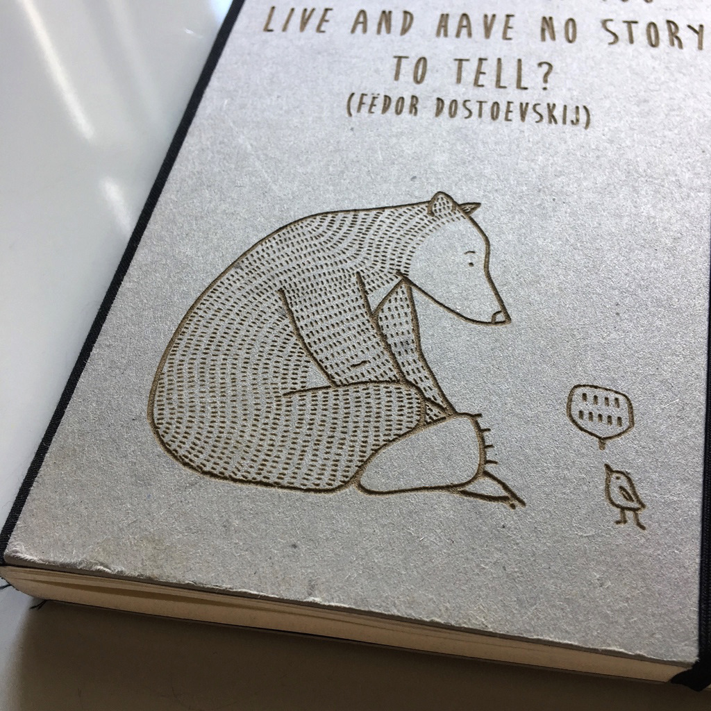 notebook mention dostoevskij bear story