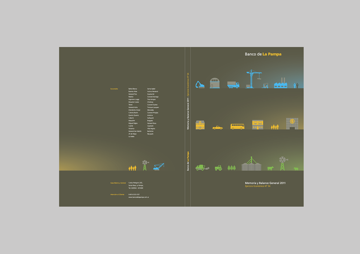 Diseño editorial memoria y balance editorial leandro di pasquale design graphic annual report Anual report