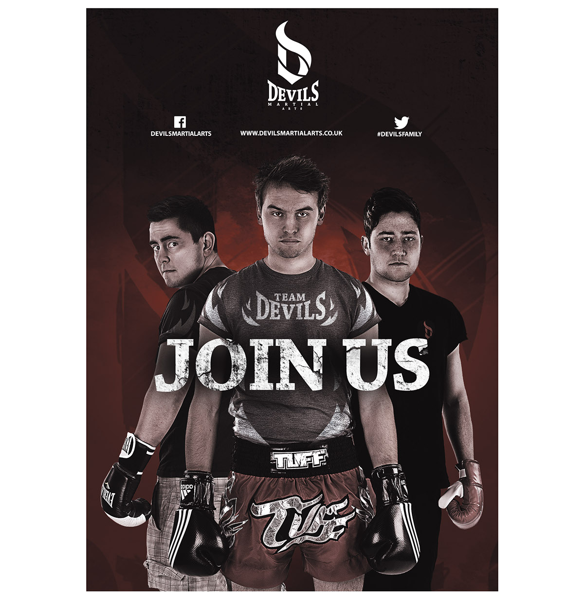 devil  devils martial arts brand fight team fire logo poster kit Catalogue kick Boxing korean