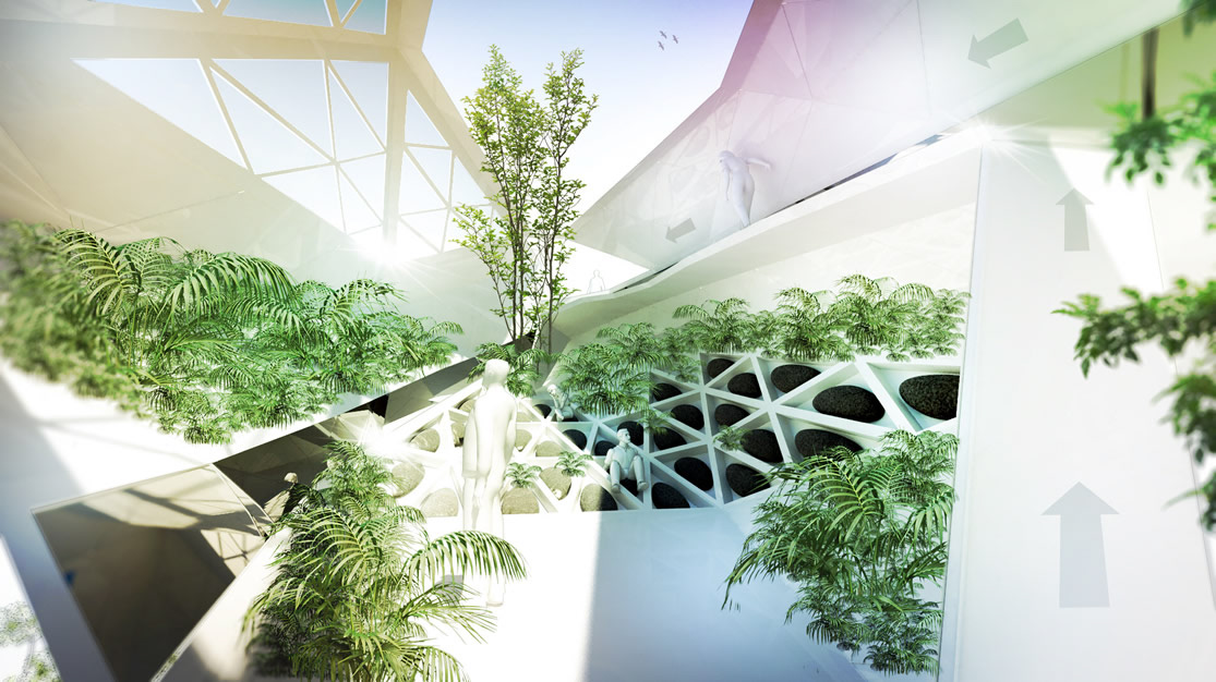 jungle fitness architectural concept future