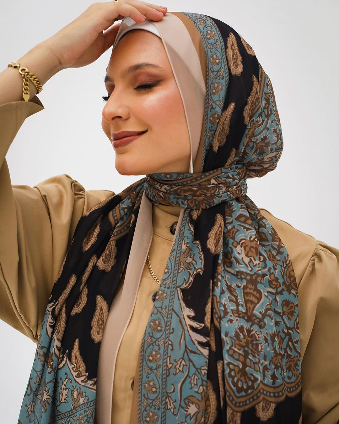 textile scarf design