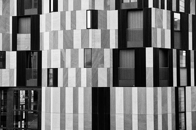 b/w color milan buildings new modern