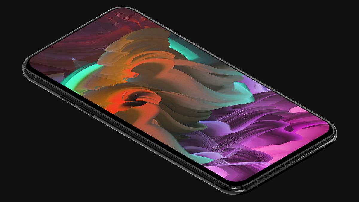 glow neon wallpaper background mobile abstract flower flow vibrant colorful