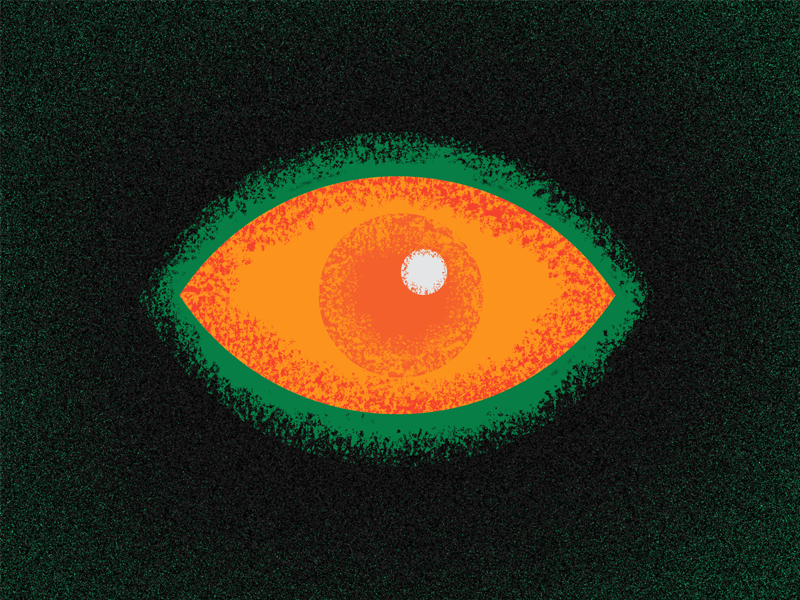 eye Retro vintage texture grunge psychedelic Space  nostalgic 100 Day Project halftone rock