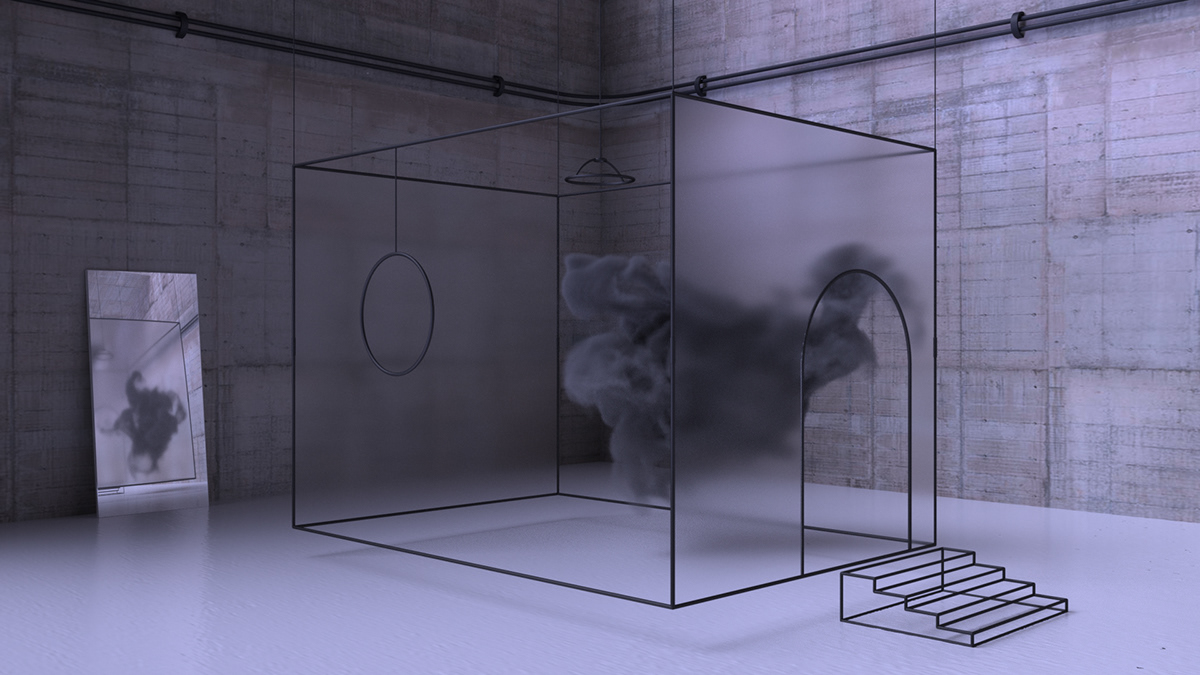 houdini smoke cinema4d octane c4d 3D particles CGI styleframe abstract