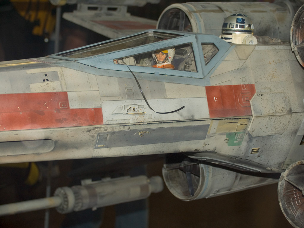 star wars miniatures models ILM X-wing t-65