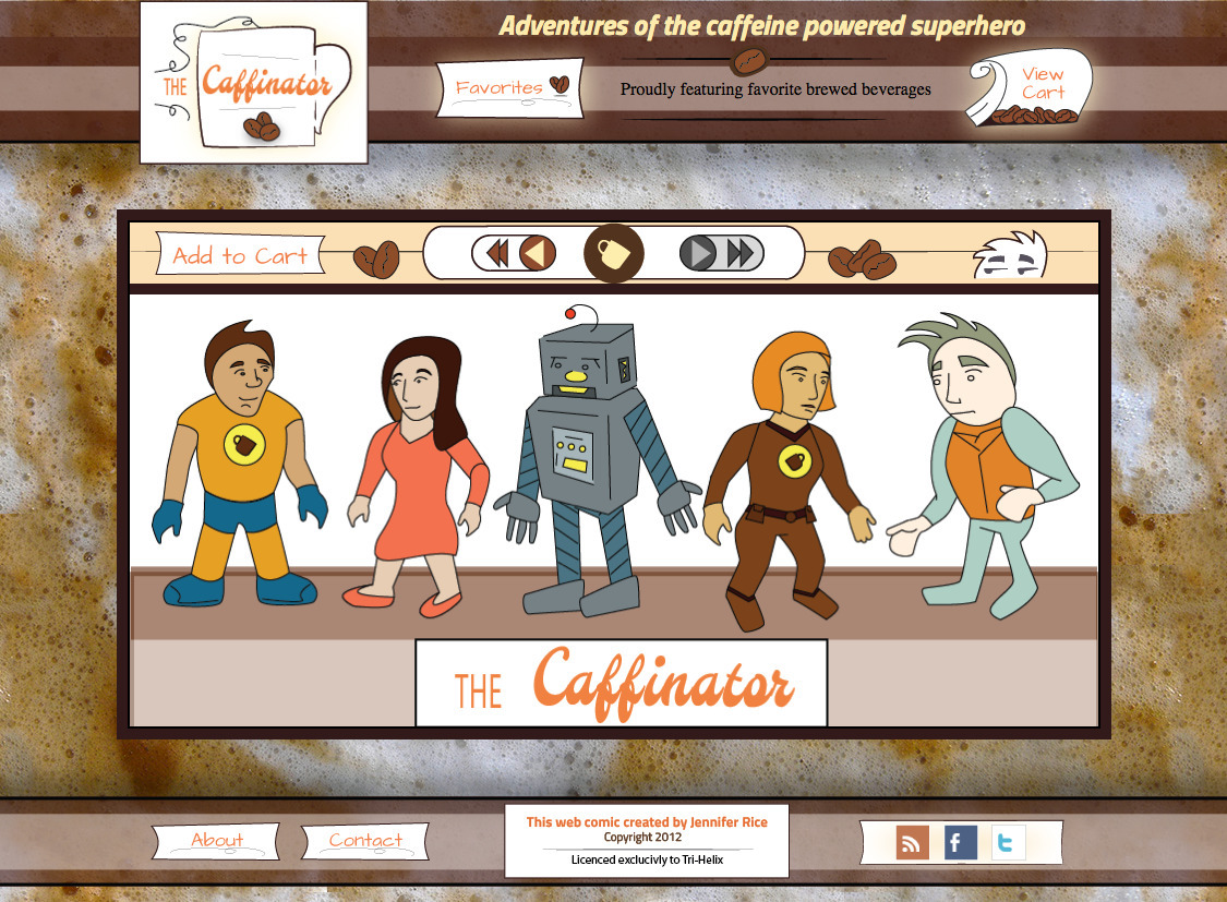 The Caffinator web comic