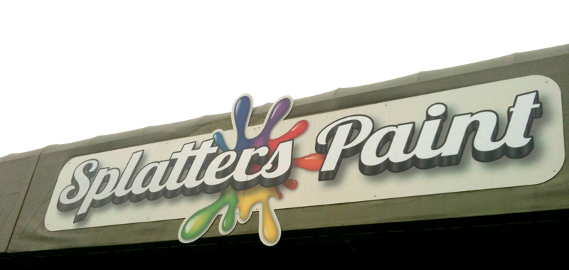 Splatters Paint  home decorating paint retailer branding gibsons bc coronado paint