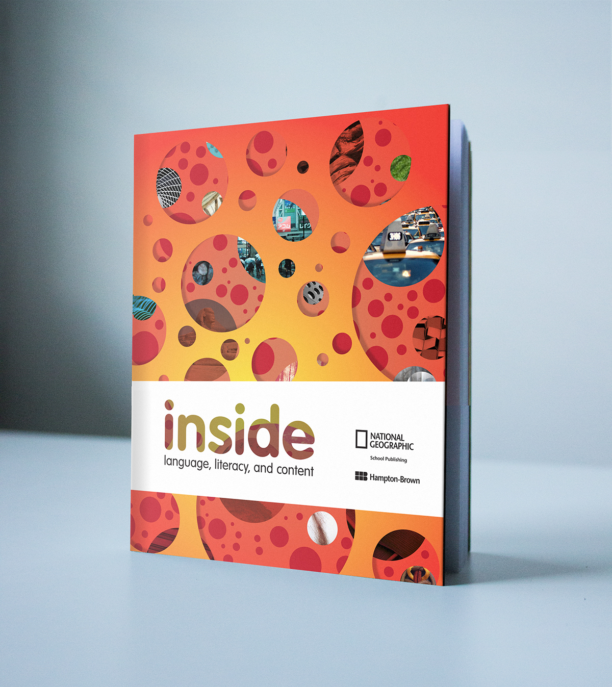 identity design brand inside national geographic Education print concept