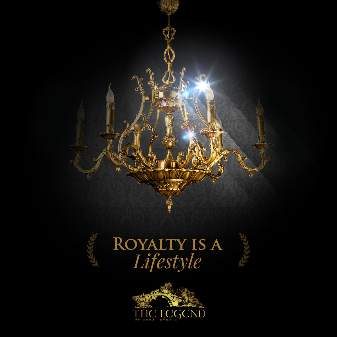 legend nahr el kaleb the legend venue wedding royal majesty glorius Web ads dark gold hidden wow amazing