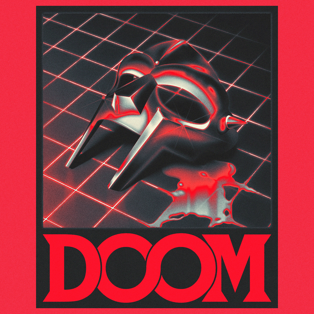 MF Doom tribute poster illustration