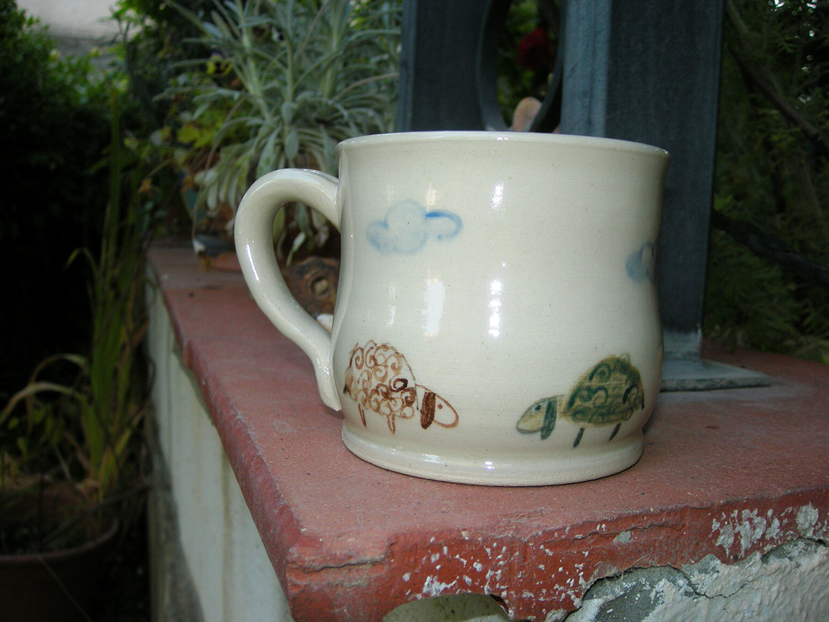 ceramics  Pottery hand made illustrated