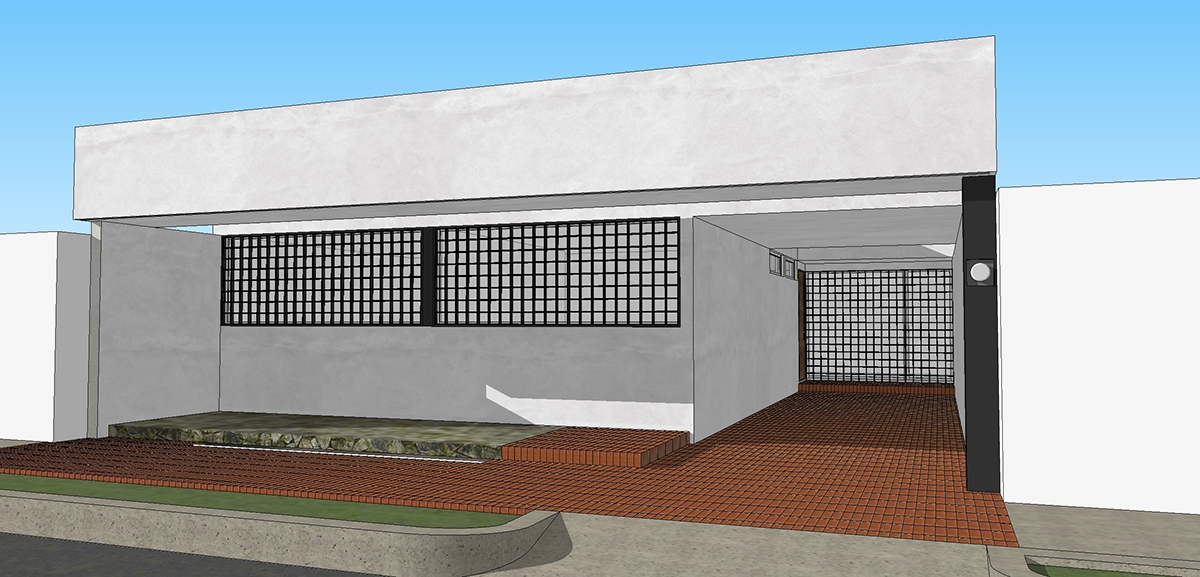 architecture remodelation SketchUP AutoCAD construction brick steel