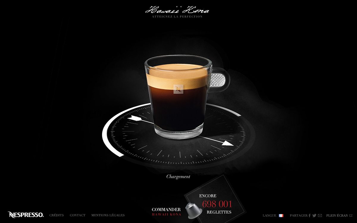 low-polygon motion design 3D Coffee Nespresso