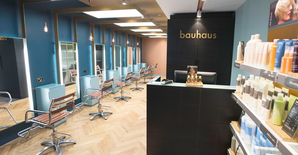 Bauhaus Cardiff salon design salon designers reis design
