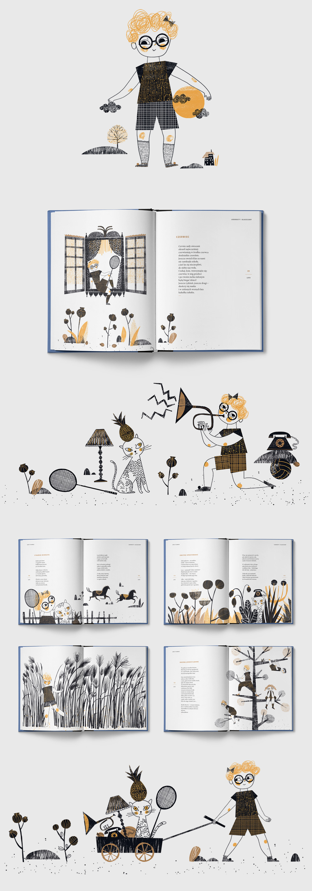 ILLUSTRATION  Poetry  book illustratedbook picturebook childrenbook ChildrenIllustration Bookdesign typography   publicationdesign