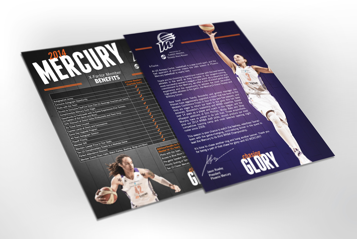 Adobe Portfolio Phoenix Mercury basketball