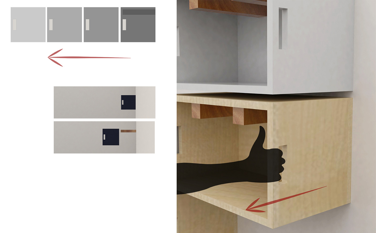 furniture wood home Shelf modulus Form simplicity versatility