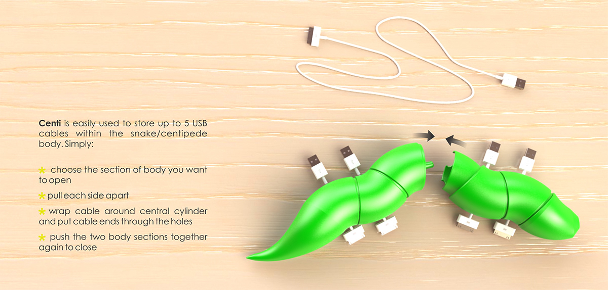 chainsaw portfolio folio lighter hiking clip design concept sketch Cable manager shopping bag hook
