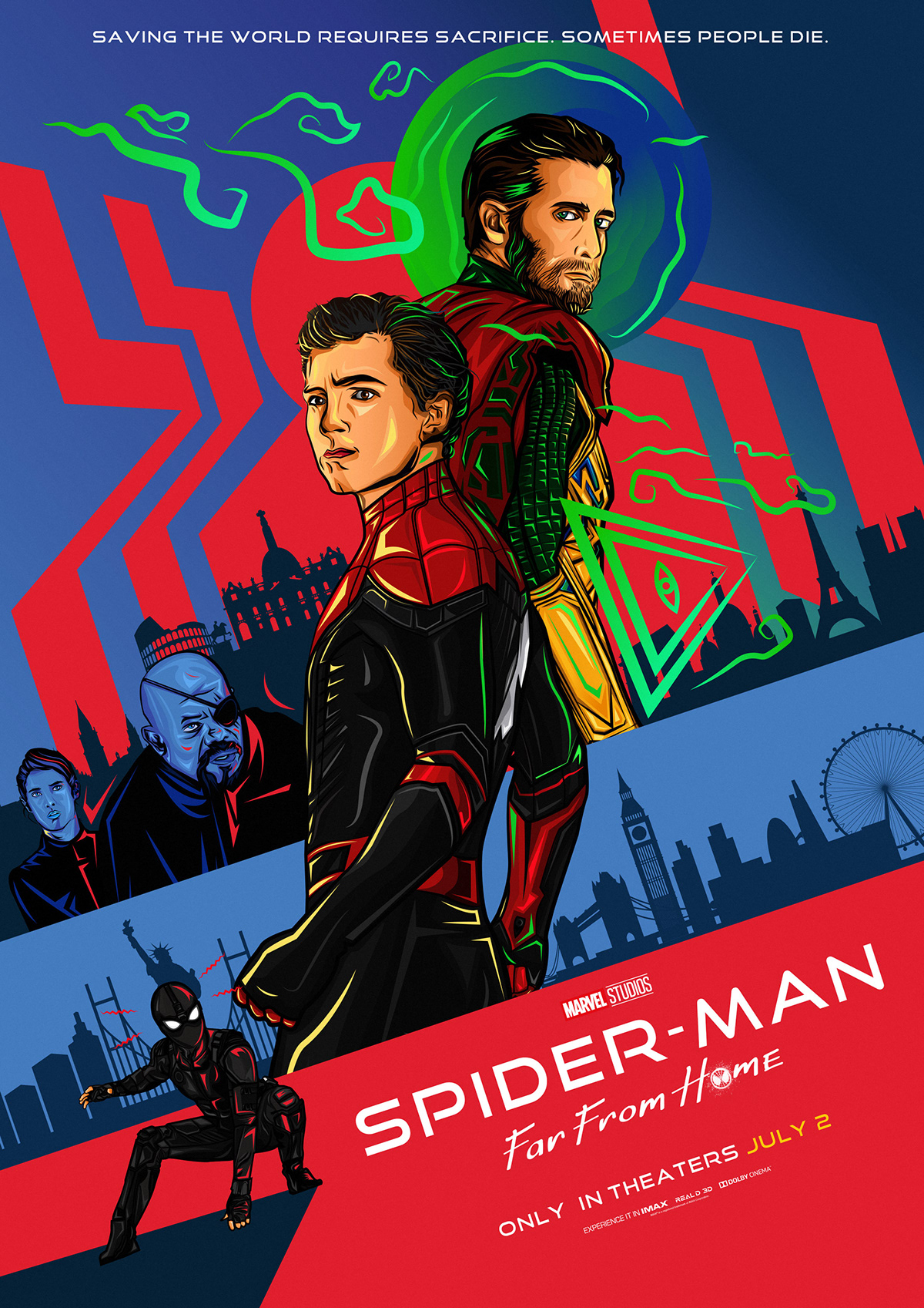 spiderman far from home marvel Davao Avengers ILLUSTRATION  design comics artworks