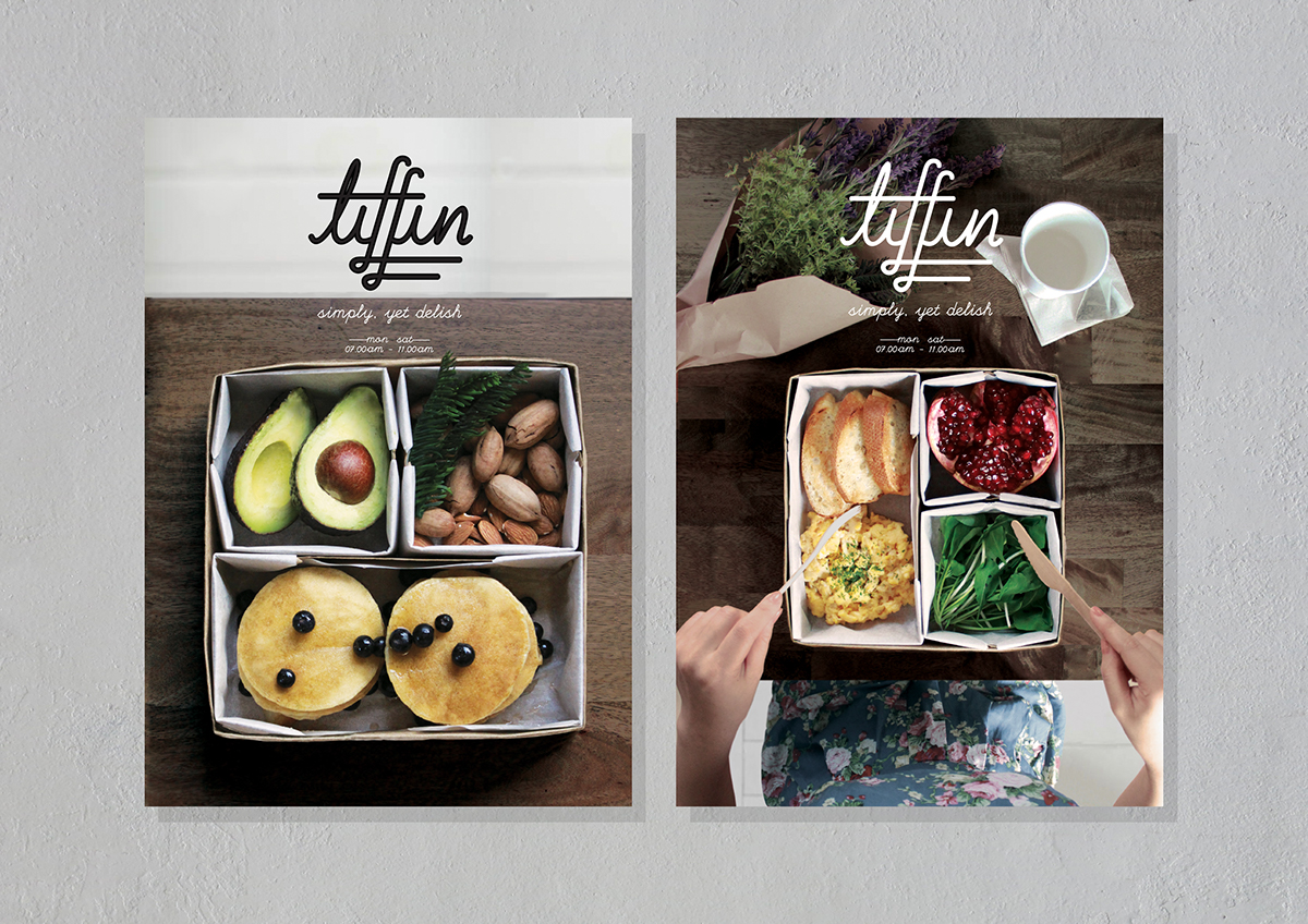 graphic package identity lunchbox breakfast orikami