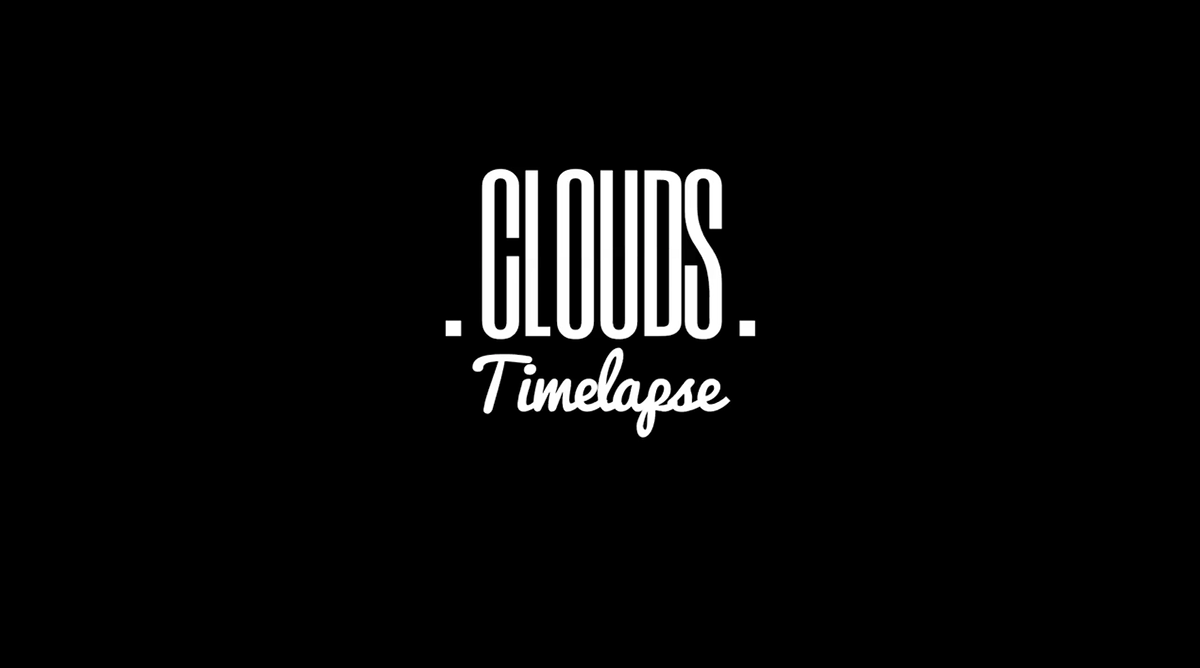timelapse  video music sound  film  clouds  sky black and white