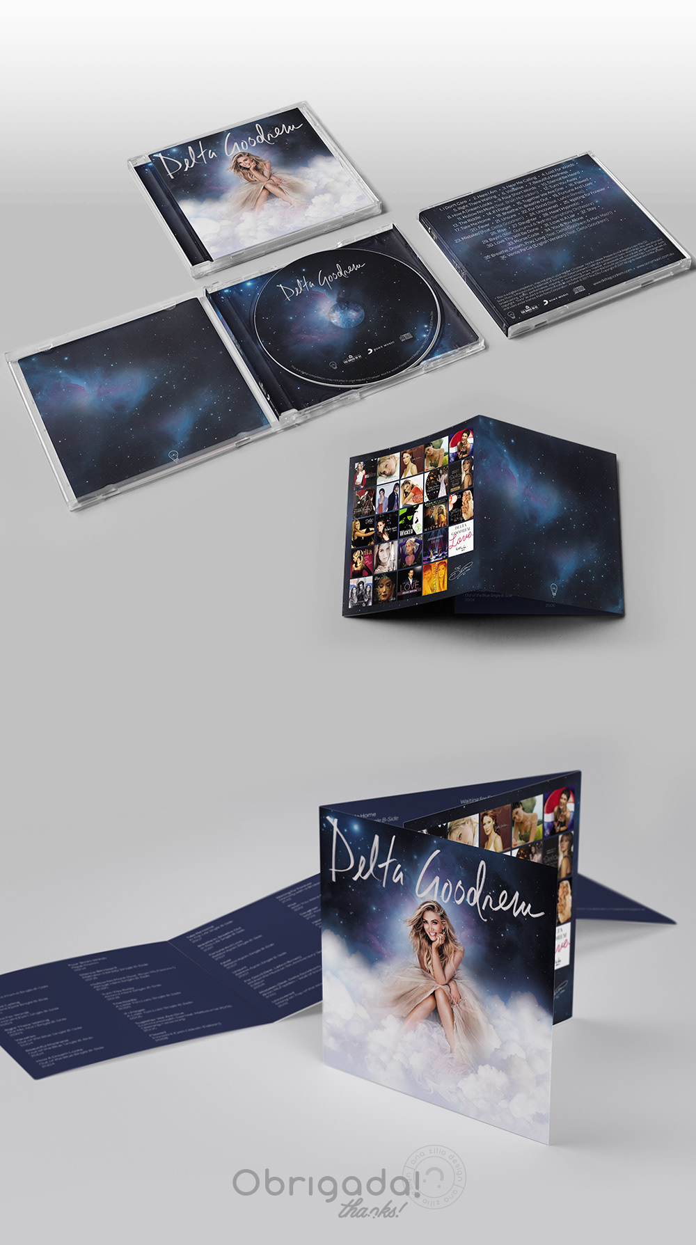Album Music Packaging cover cd Booklet artwork Delta Goodrem Australia Singer music