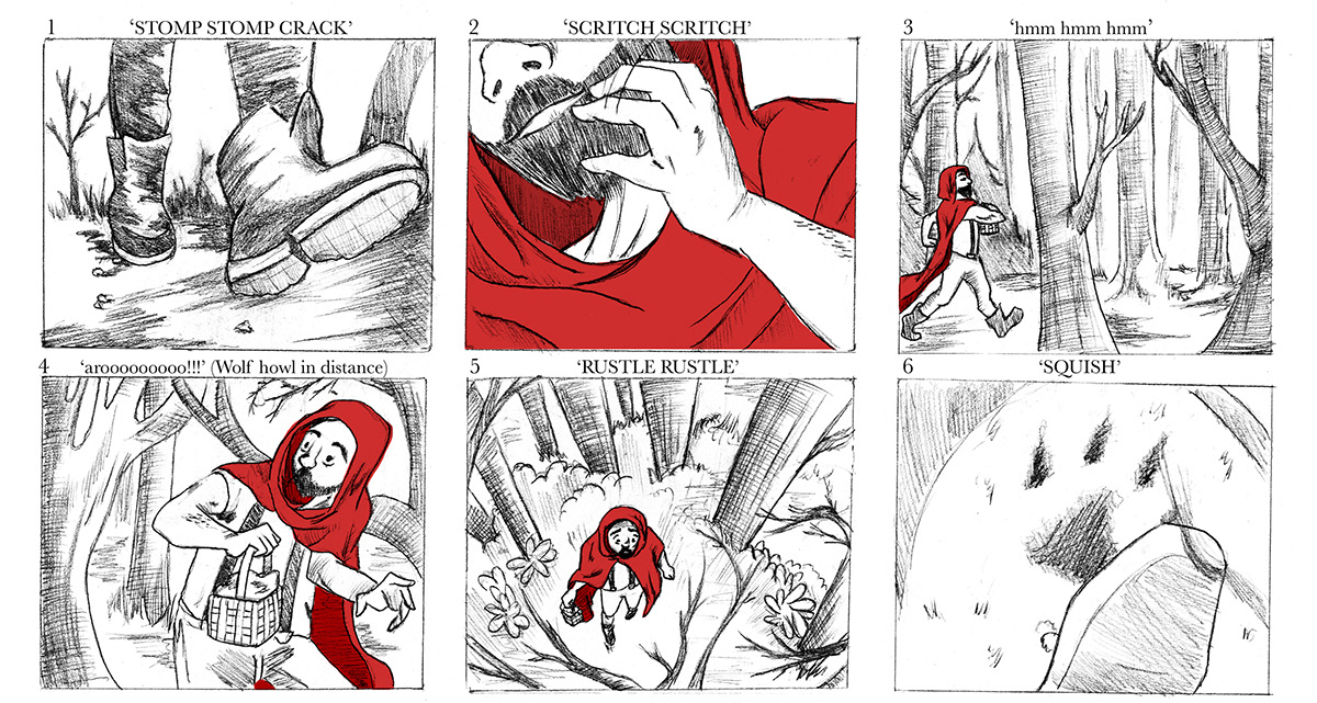 Red Riding Hood Storyboards On Behance
