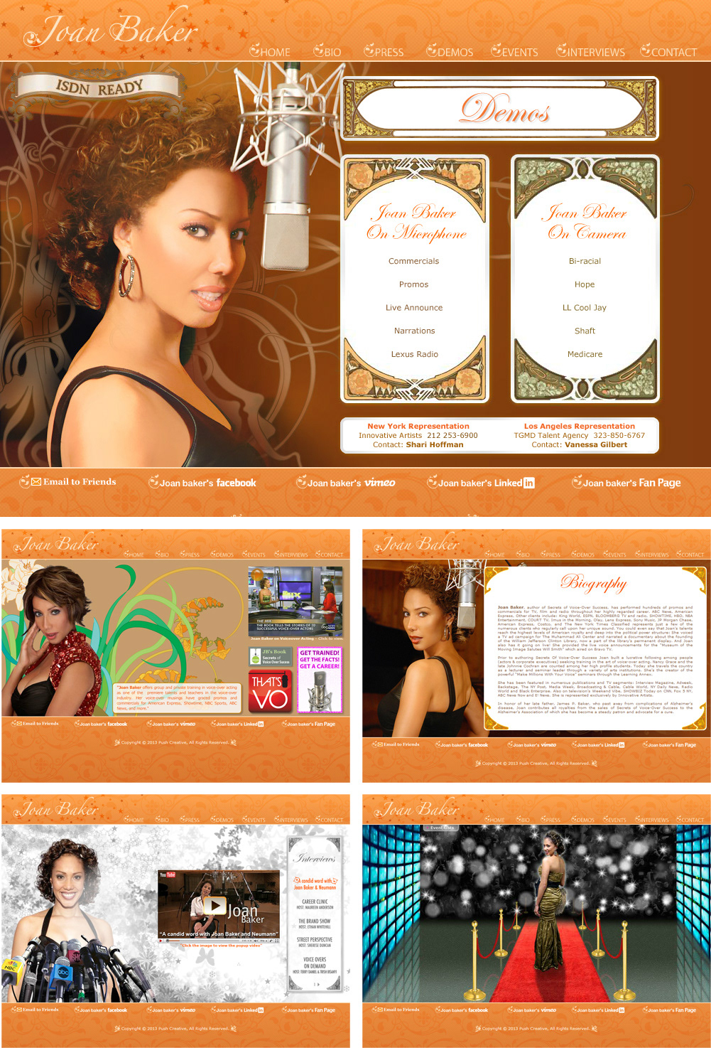 Website homepage