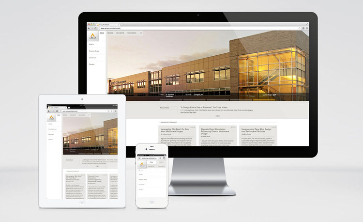 Array  architects  web design  UI