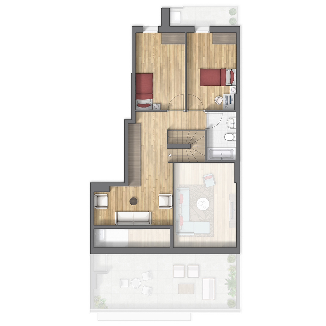 2D floor plan floorplan Grundiss Plan plano Planta real estate rendering