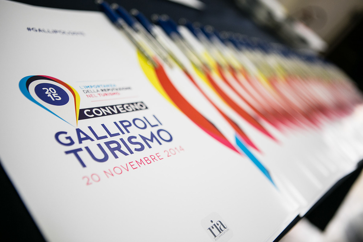 Convegno gallipoli Turismo puglia italia Italy gallipoli2015 Corporate Identity immagine coordinata