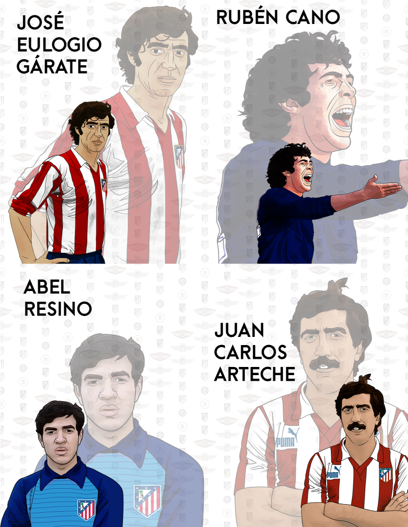 atleti ilustraciones ilustrations soccer football spain españa madrid atleticodemadrid design