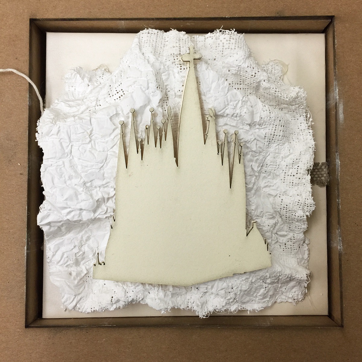 Bookbinding Gaudi printmaking book design sculptural book 3D handmaking