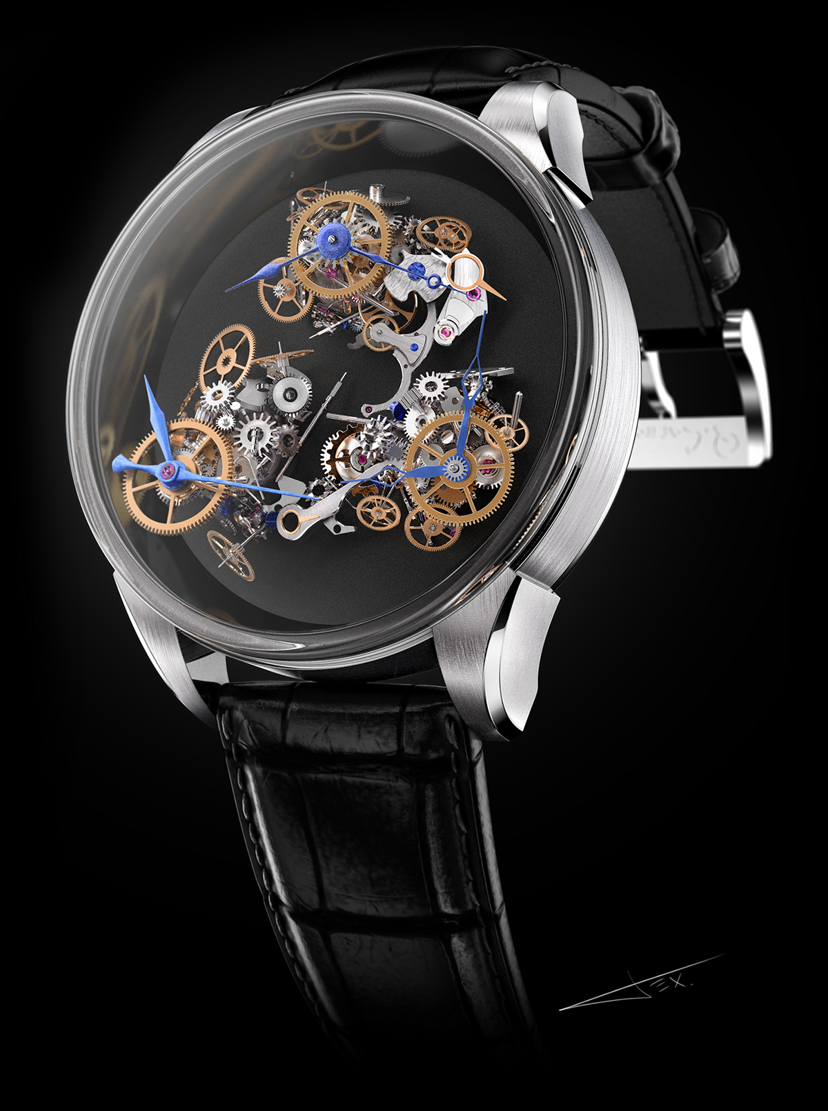 watch design ISD luxury jewelry CGI Still Quentin carnaille maxence texier art