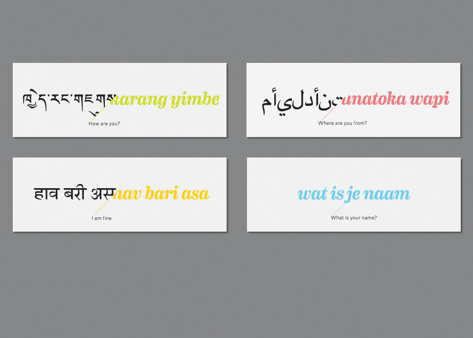 brand  Neu Vois  thesis brand book brand guidelines language  multilingual Neha Neha Hattangdi