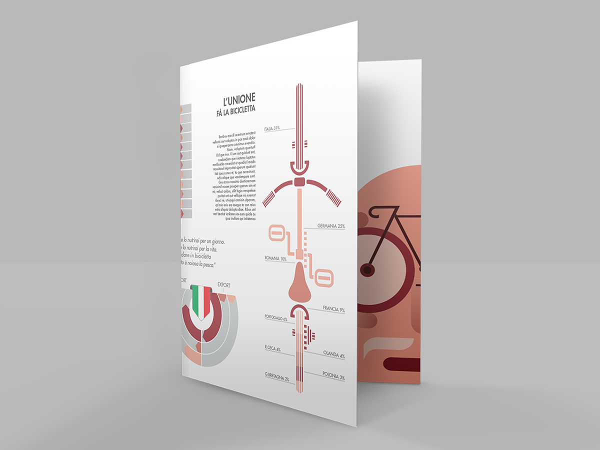 infographic infographics trifold tri-fold Bicycle Bicycles vector Bike bikes information design bici Europe infografica