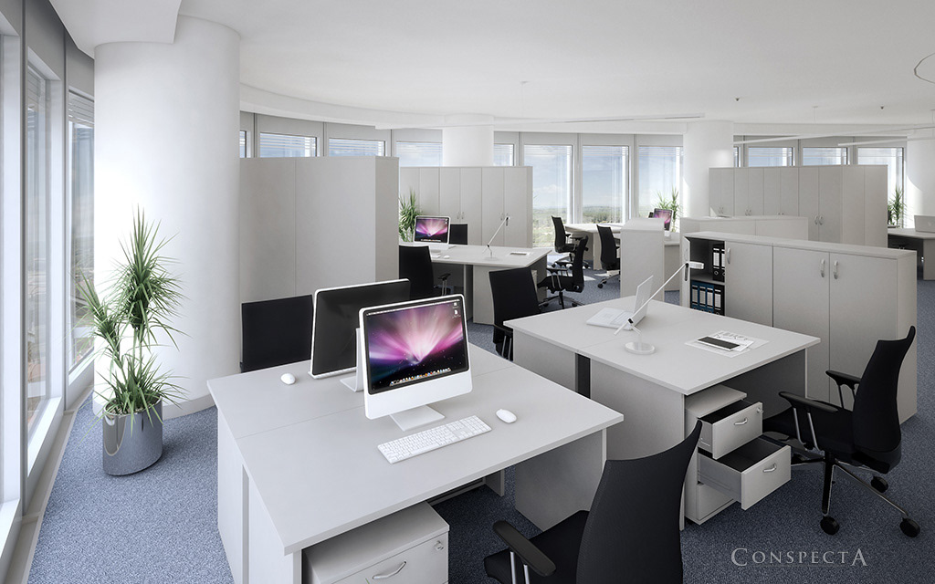 Office furniture 3d Visualisation Interior