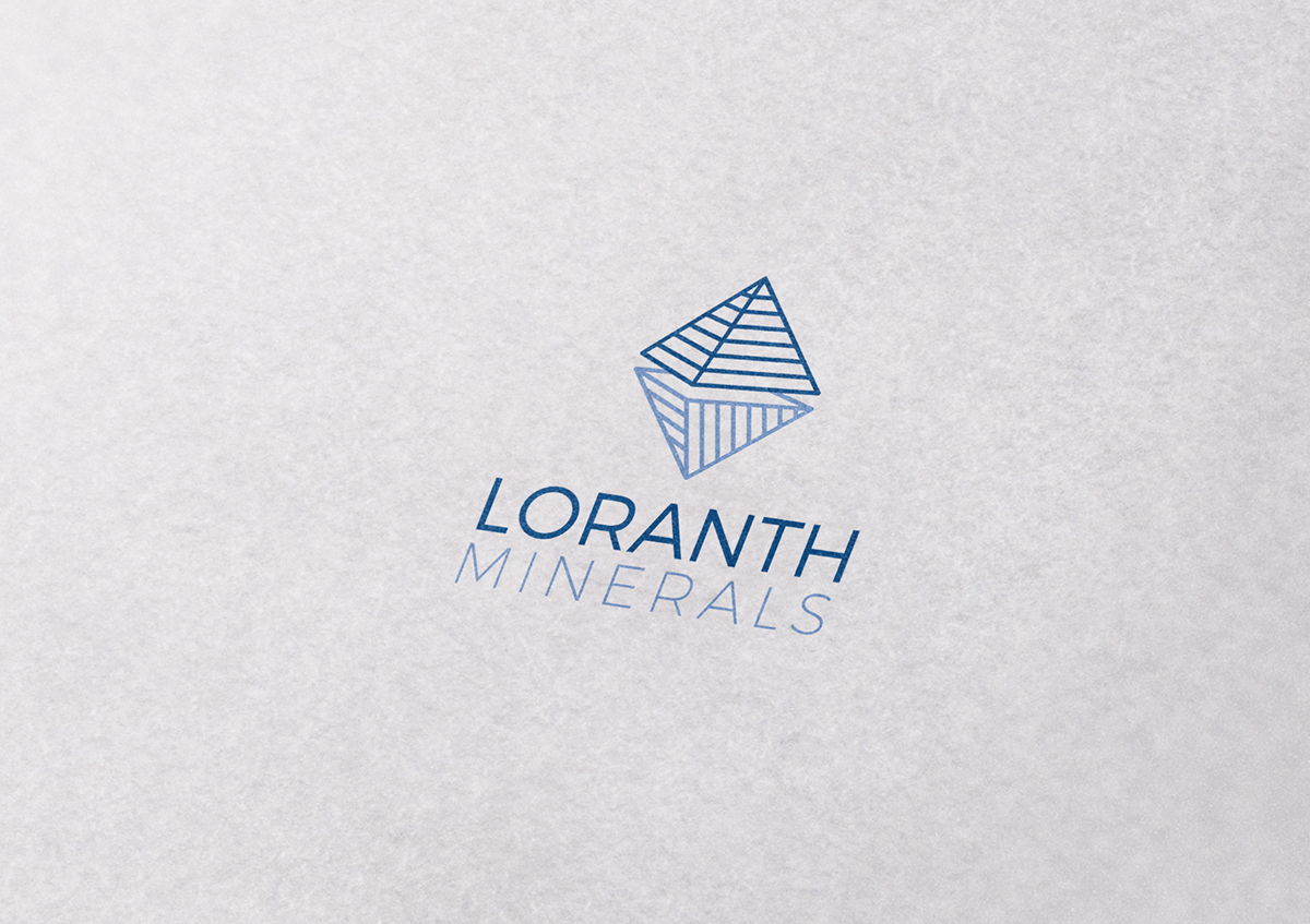 Logo Design minerals Name card design letter design