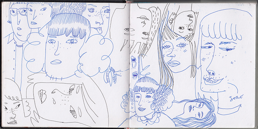 life sketch sketchbook people Love Experience