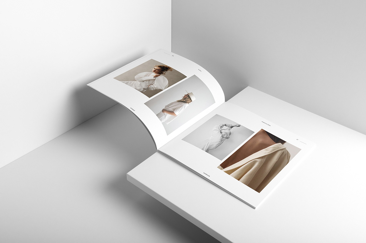 brand catalog clean editorial Fashion  InDesign lifestyle Lookbook print template