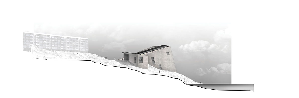 nuuk Art Hub architecture thesis ILLUSTRATION 